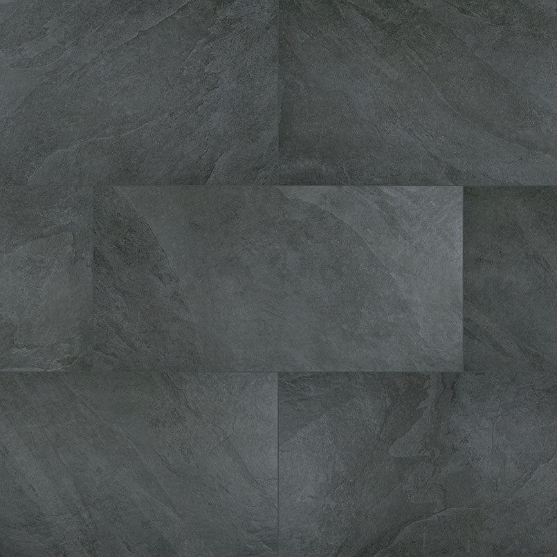 Legion Porcelain Field Tile 24X48 Midnight Montage Matte