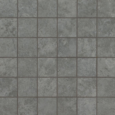 Legion 2X2 Porcelain Mosaic 12X12 Lunar Silver Matte