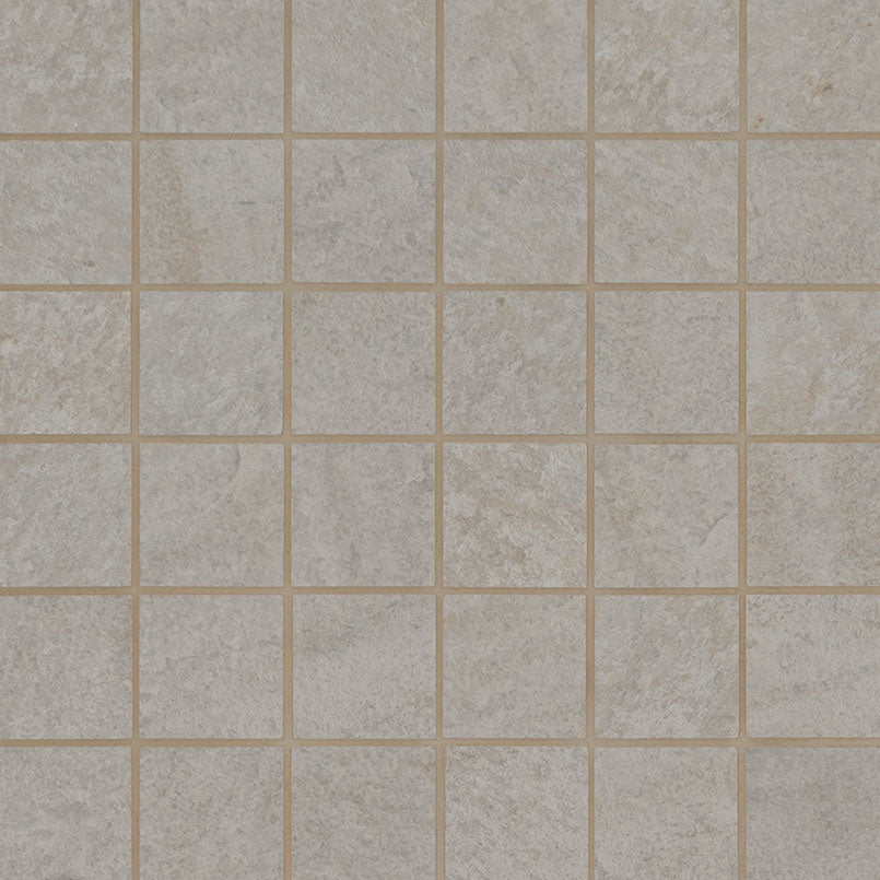 Legion 2X2 Porcelain Mosaic 12X12 Quartz White Matte