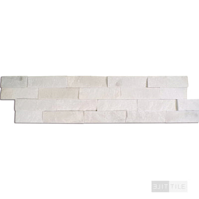 Rockmount Quartzite Stacked Stone Panel 6X24 Honey Splitface