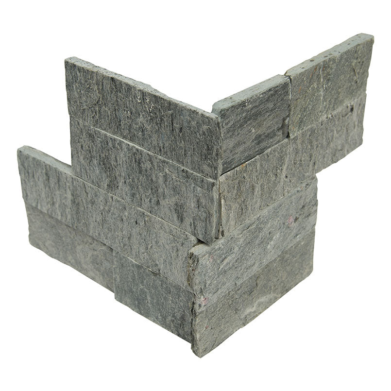 Rockmount Sandstone Ledger Corner 6X6 Platinum Splitface