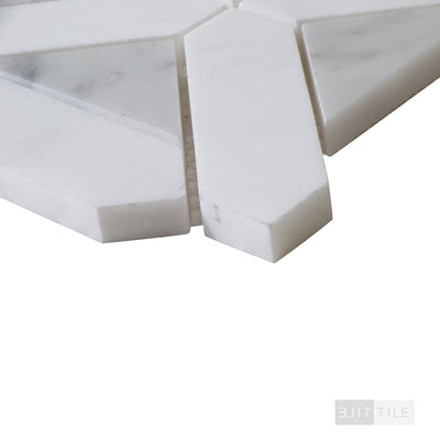 Bianco Dolomite Mosaics Geometrica Marble Mosaic Misc. 0 Polished