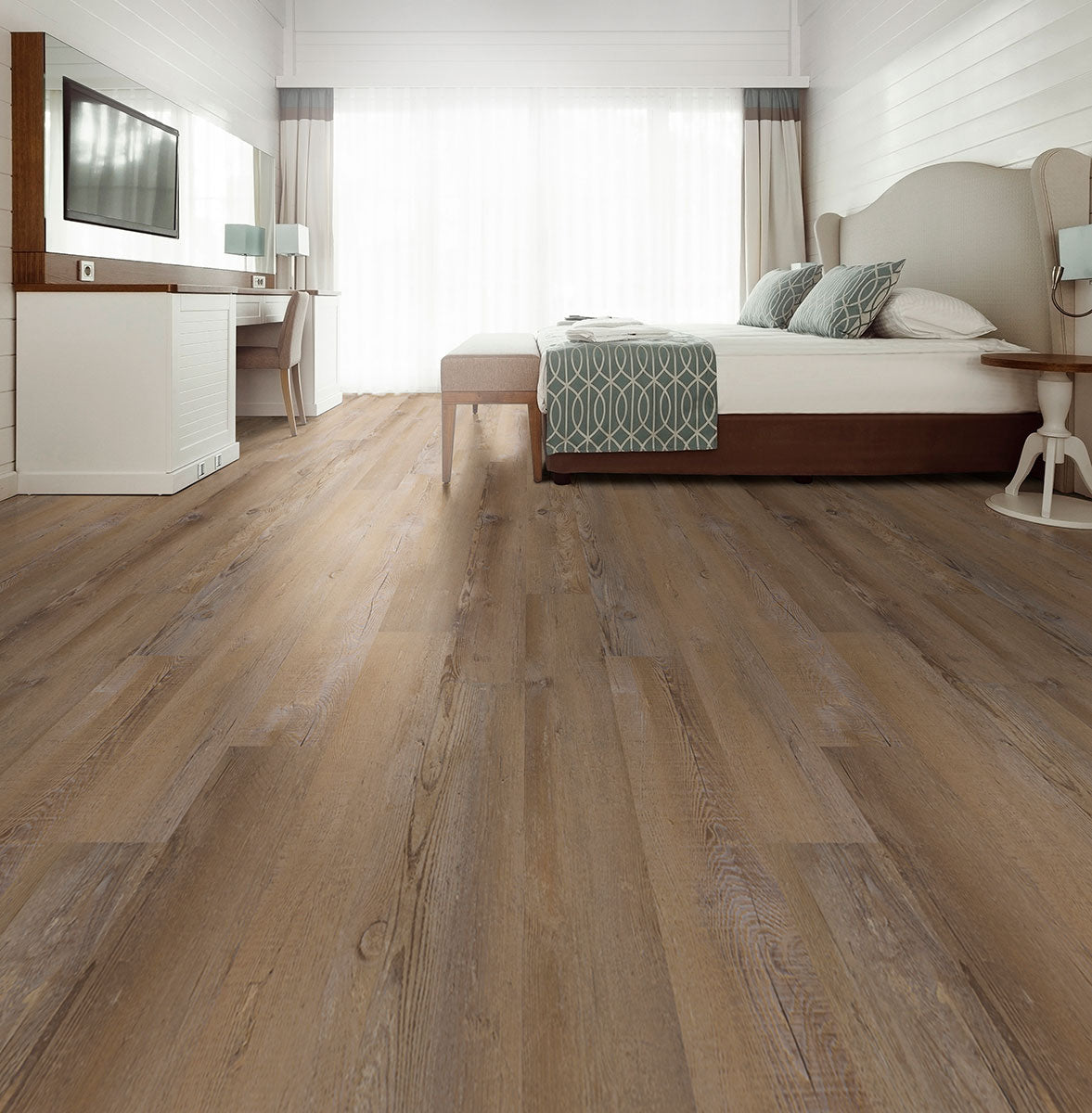 Glenridge Lime Washed Oak 6X48 Low Gloss Luxury Vinyl Plank