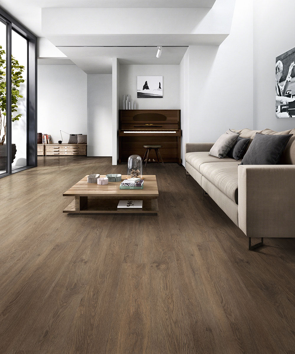 Glenridge Saddle Oak 6X48 Low Gloss Luxury Vinyl Plank