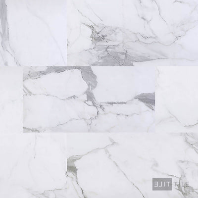 Trecento Calacatta Legend 12X24 Low Gloss Luxury Vinyl Plank