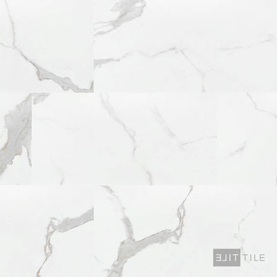Trecento Calacatta Marbello 12X24 Low Gloss Luxury Vinyl Plank