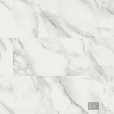 Trecento Calacatta Venosa Gold 12X24 Low Gloss Luxury Vinyl Plank