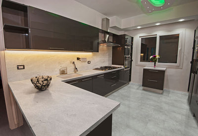 Trecento Mountains Gray 12X24 Low Gloss Luxury Vinyl Plank