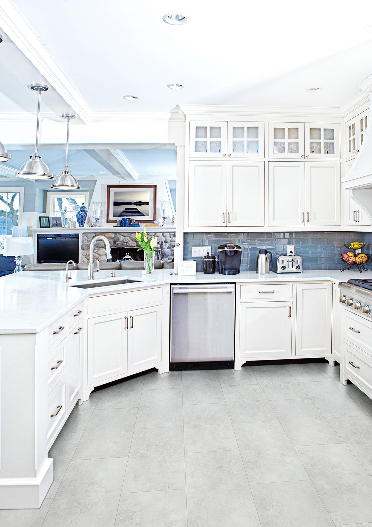 Trecento Mountains Gray 12X24 Low Gloss Luxury Vinyl Plank