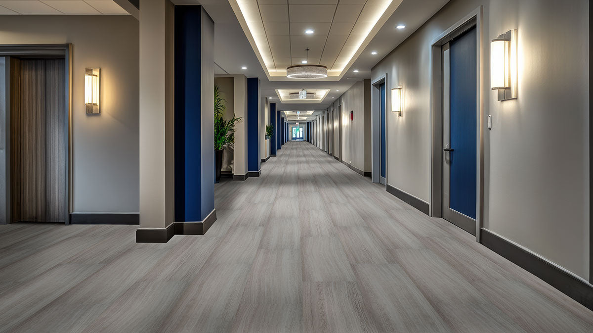 Trecento White Ocean 12X24 Low Gloss Luxury Vinyl Plank