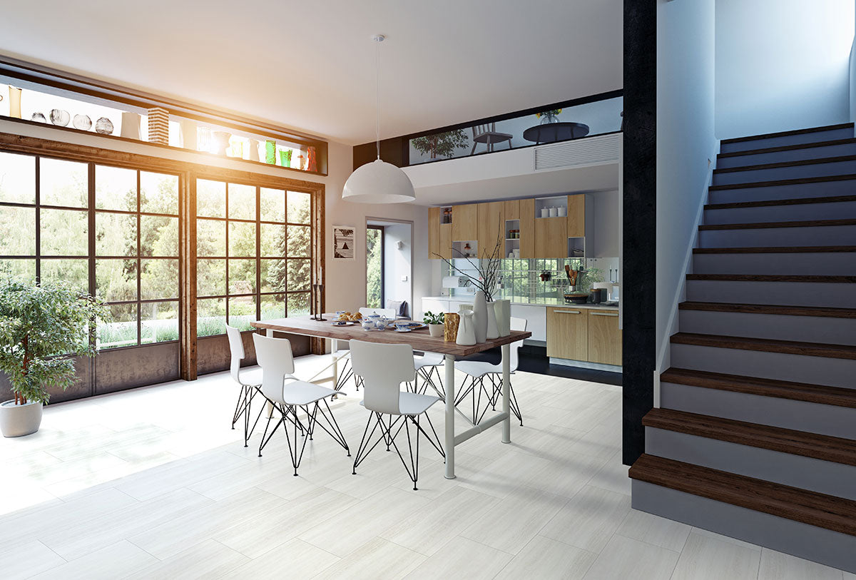 Trecento White Ocean 12X24 Low Gloss Luxury Vinyl Plank