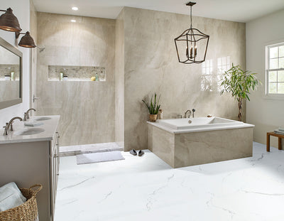 Trecento XL Calacatta Serra 18X36 Low Gloss Luxury Vinyl Plank