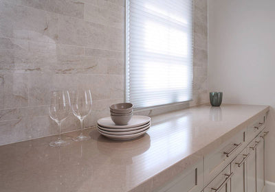 Quartzite Prefab 26X112X2CM Taj Mahal Brushed