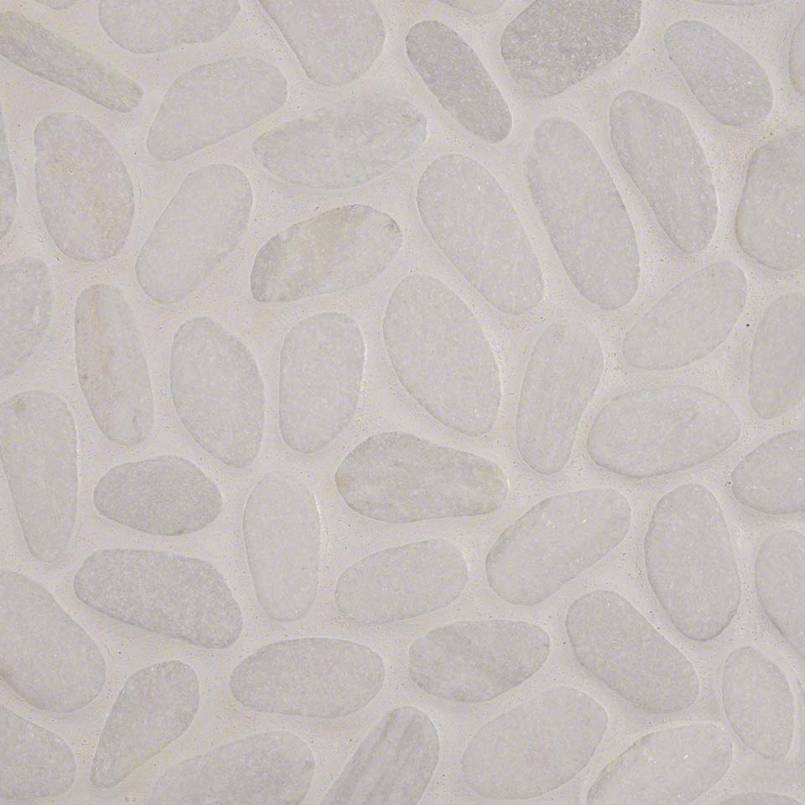 Rio Lago Pebble Mosaic Pattern White – Elit Tile