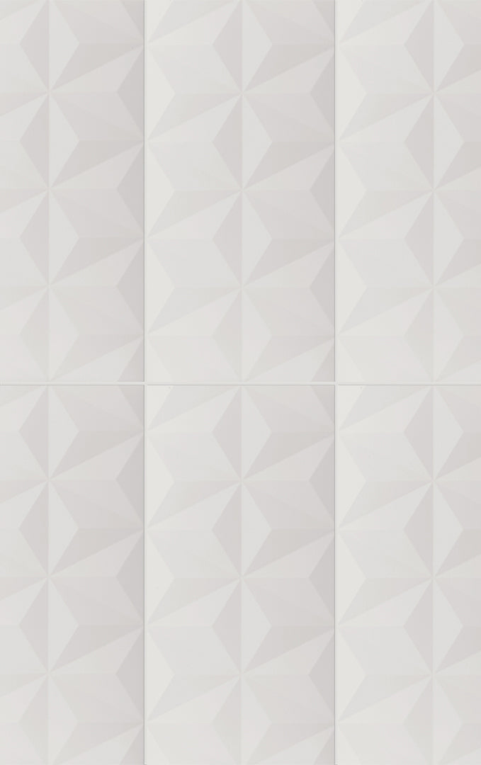 4D Diamond 16X32 White Matte