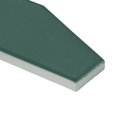 6th Avenue Hexagon 2X6 Jade Green Gloss