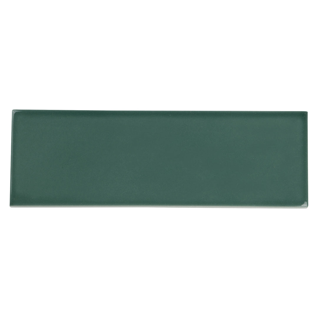 6th Avenue Rectangle 2X6 Jade Green Gloss