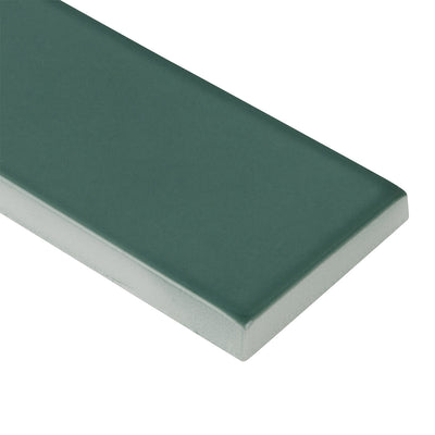 6th Avenue Rectangle 2X6 Jade Green Gloss