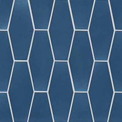 6th Avenue Hexagon 2X6 Marlin Blue Gloss