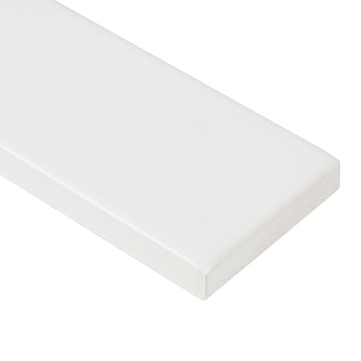 6th Avenue Rectangle 2X6 White Gloss