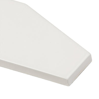 6th Avenue Hexagon 2X6 White Matte