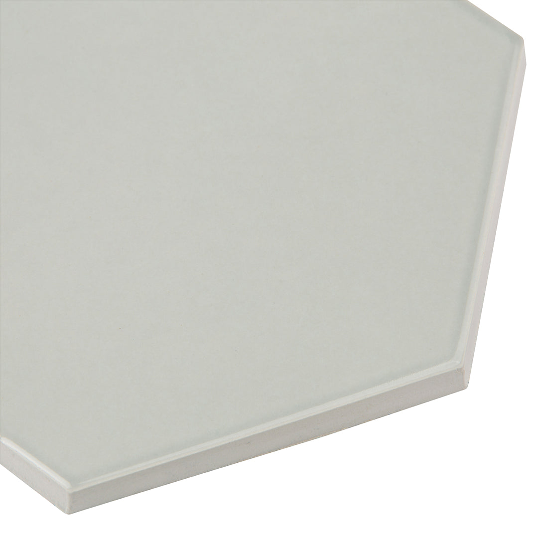 6th Avenue Hexagon 4-1/2X5-3/8 French Clay Gloss