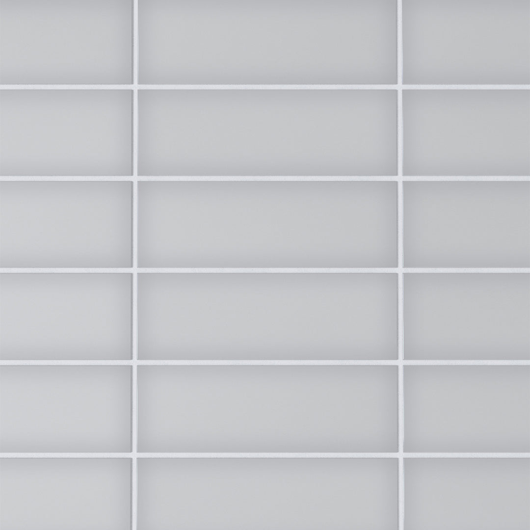 6th Avenue Rectangle 4X12 Pale Sky Gloss