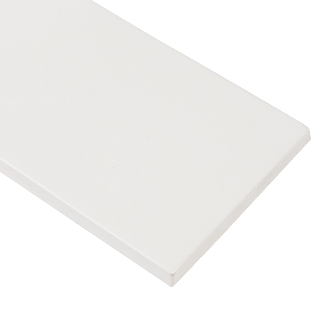 6th Avenue 4X12 White Matte