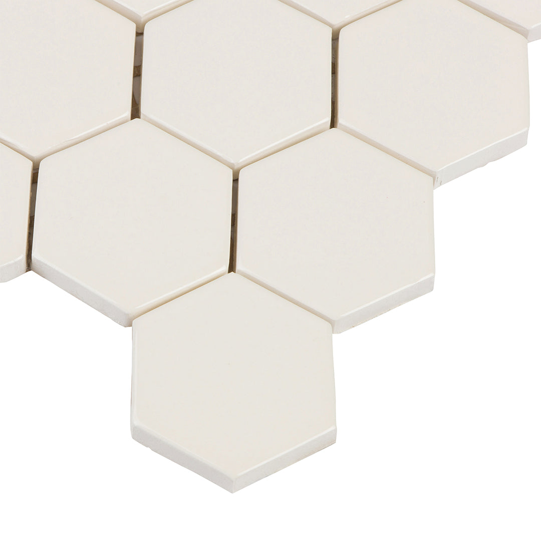 6th Avenue Hexagon Mosaic 10-1/2X11 Canvas Gloss