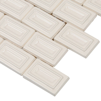 6th Avenue Rectangle Mosaic 10-1/2X11-1/4 Canvas Gloss