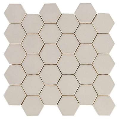 6th Avenue Hexagon Mosaic 10-1/2X11 Fog Gloss