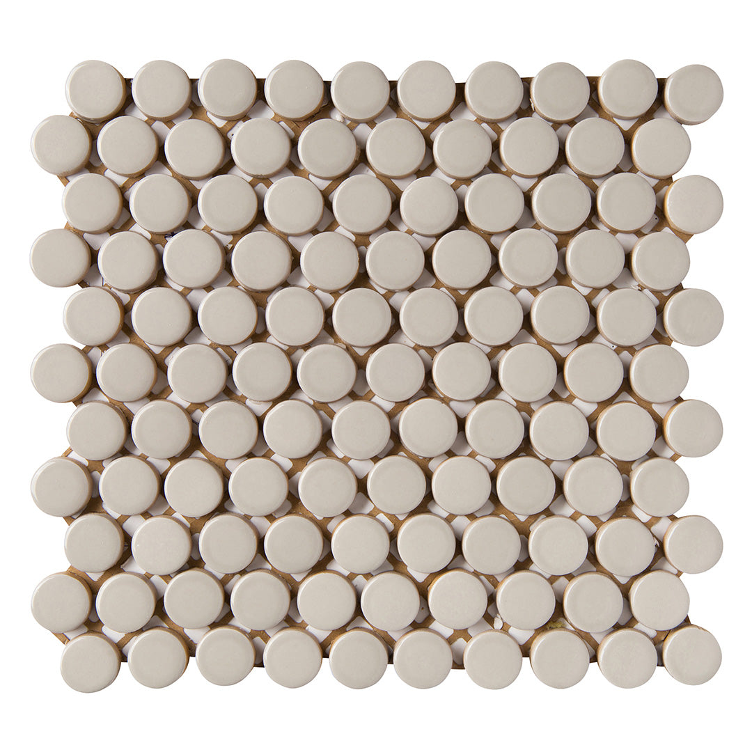 6th Avenue Circle Mosaic 12X12 Fog Gloss