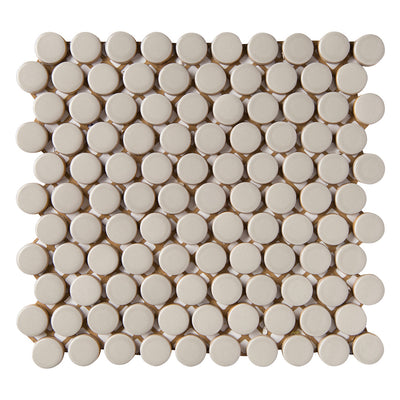 6th Avenue Circle Mosaic 12X12 Fog Gloss
