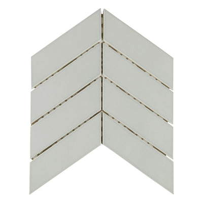 6th Avenue Chevron Mosaic 10-3/8X10 French Clay Gloss