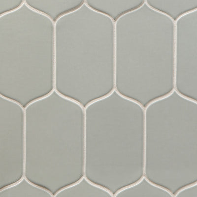 6th Avenue Arabesque Mosaic 10-1/8X10 French Clay Gloss