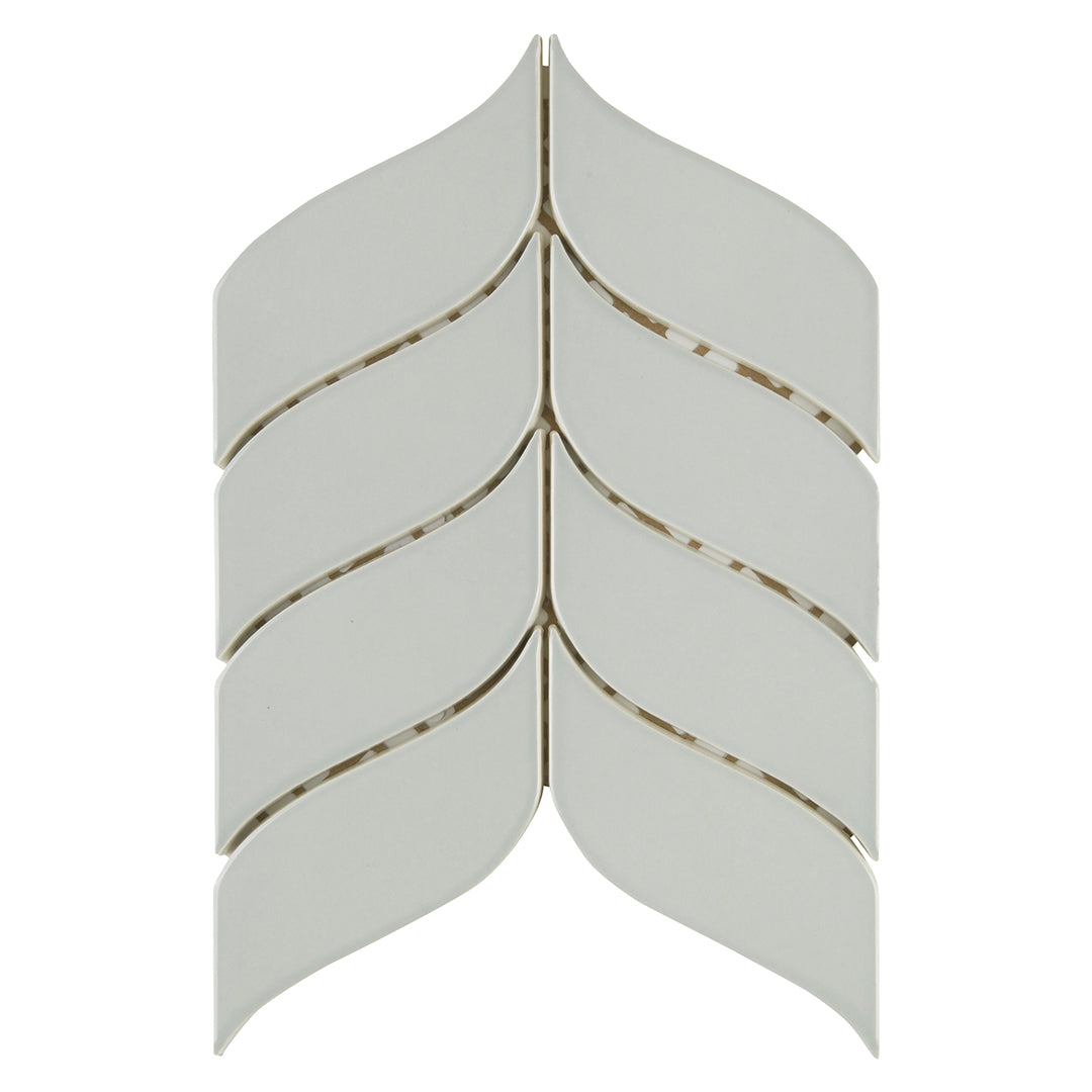 6th Avenue Mosaic 7-11/16X8-7/8 French Clay Gloss