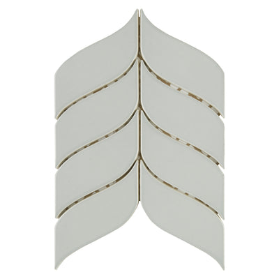 6th Avenue Mosaic 7-11/16X8-7/8 French Clay Gloss