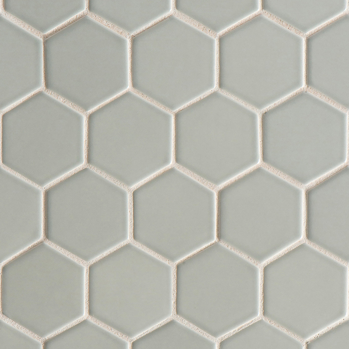 6th Avenue Hexagon Mosaic 10-1/2X11 French Clay Gloss