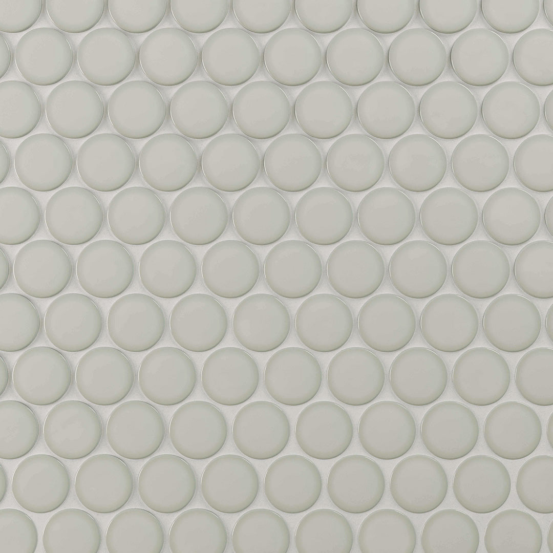 6th Avenue Circle Mosaic 12X12 French Clay Gloss