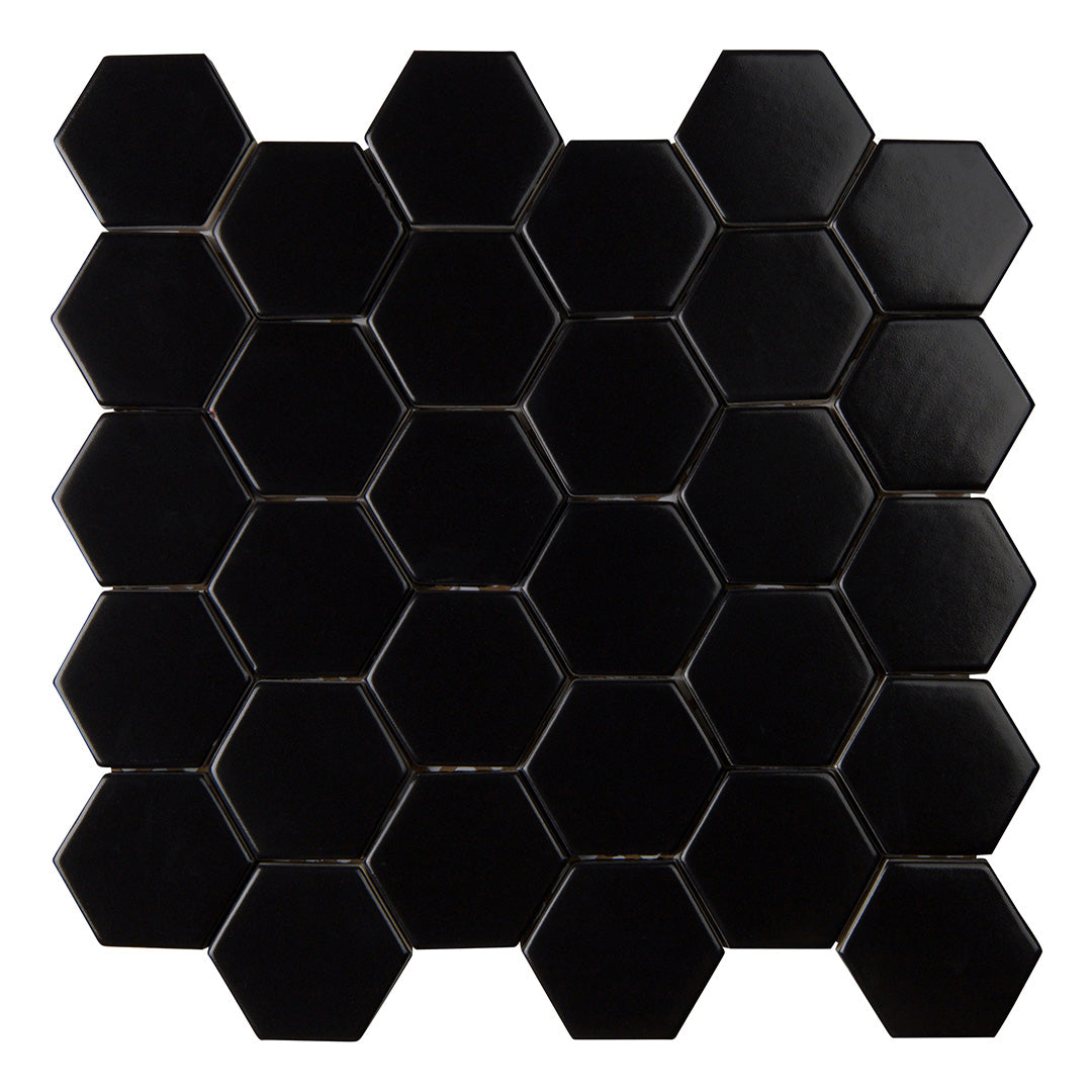 6th Avenue Hexagon Mosaic 10-1/2X11 Ink Matte