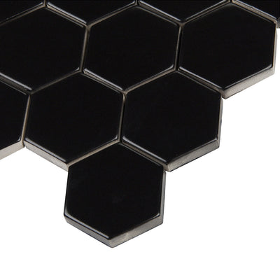 6th Avenue Hexagon Mosaic 10-1/2X11 Ink Matte