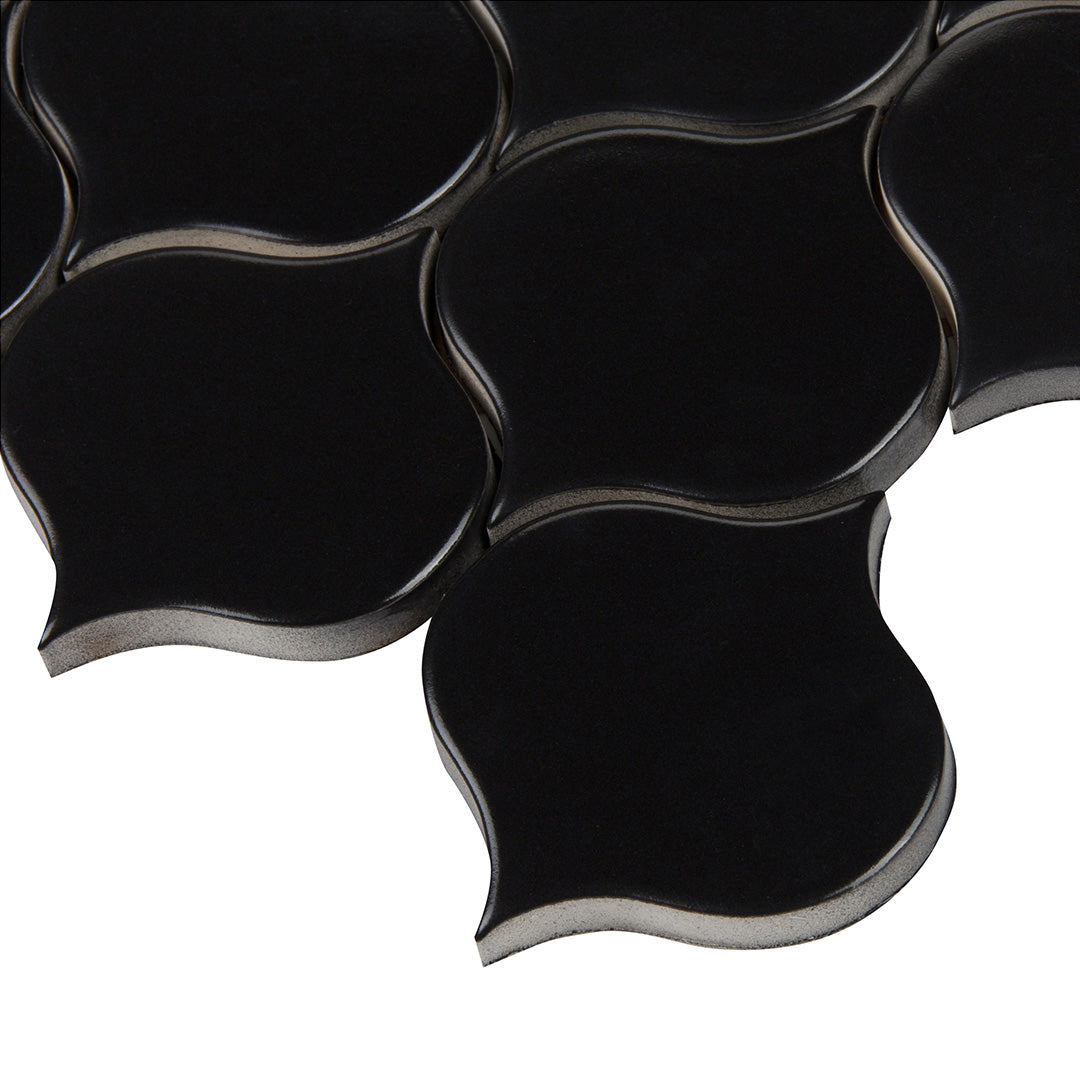 6th Avenue Arabesque Mosaic 7-3/4X12-3/4 Ink Matte
