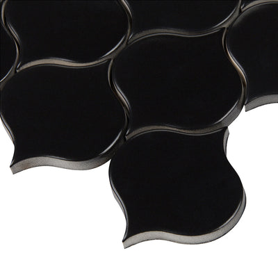 6th Avenue Arabesque Mosaic 7-3/4X12-3/4 Ink Matte
