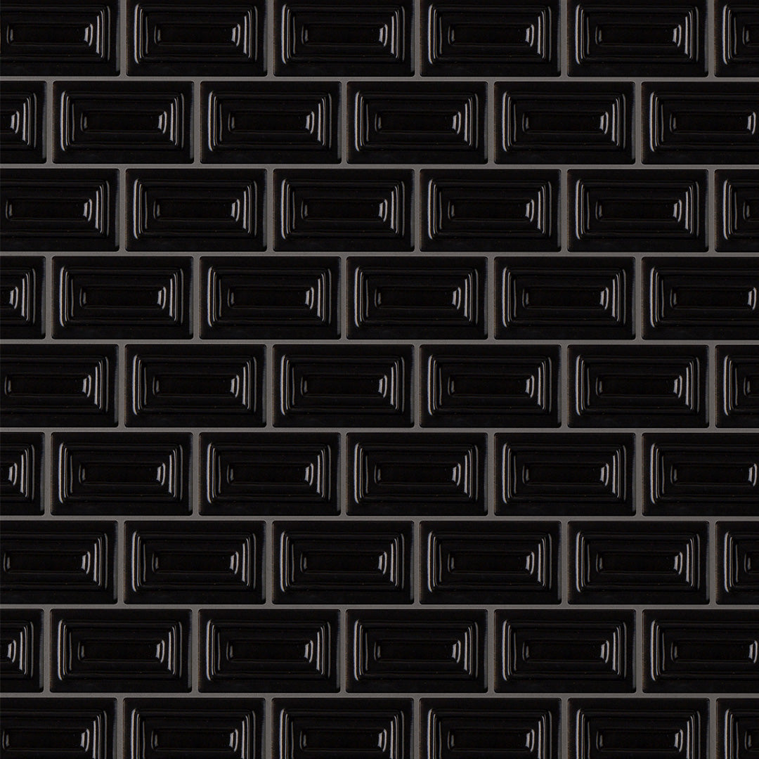 6th Avenue Rectangle Mosaic 10-1/2X11-1/4 Ink Matte