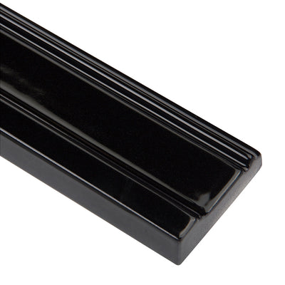 6th Avenue Trim 2-1/4X8-1/2 Ink Gloss