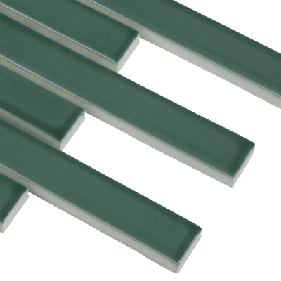 6th Avenue Mosaic 9-7/8X12 Jade Green Gloss