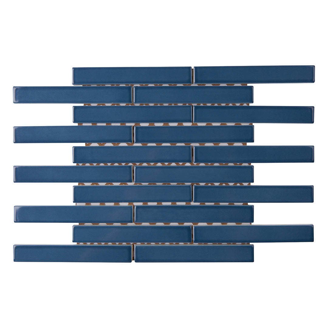 6th Avenue Mosaic 9-7/8X12 Marlin Blue Gloss