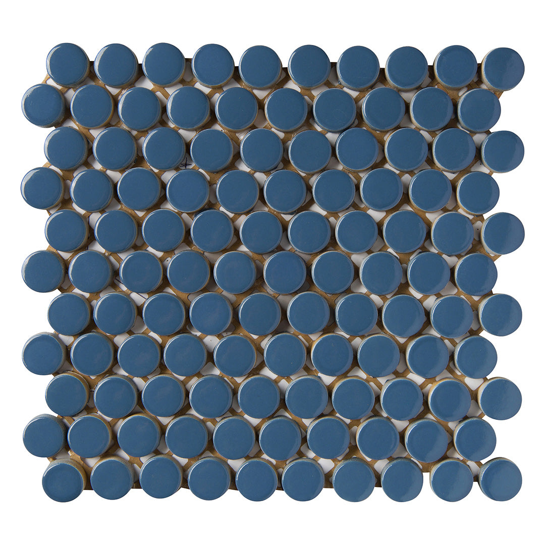 6th Avenue Mosaic 12X12 Marlin Blue Gloss