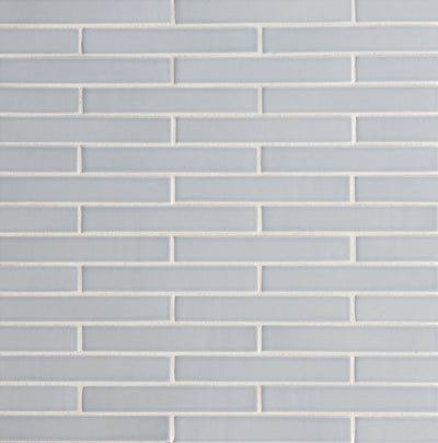 6th Avenue Rectangle Mosaic 9-7/8X12 Pale Sky Gloss