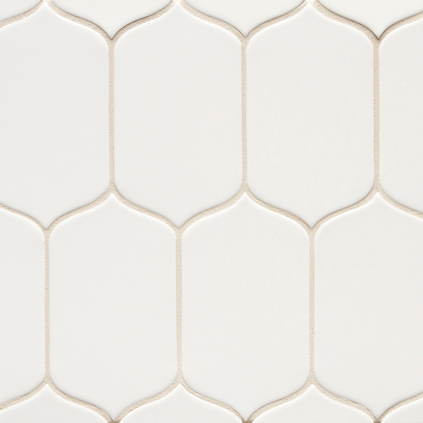 6th Avenue Arabesque Mosaic 10-1/8X10 White Matte